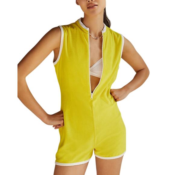 Kule 'The Serena' Yellow Romper Size S - Picture 1 of 5